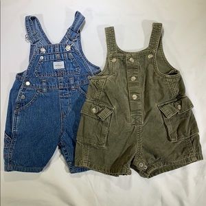 Calvin Klein | Overall Denim & Corduroy 2 PC  3-6m